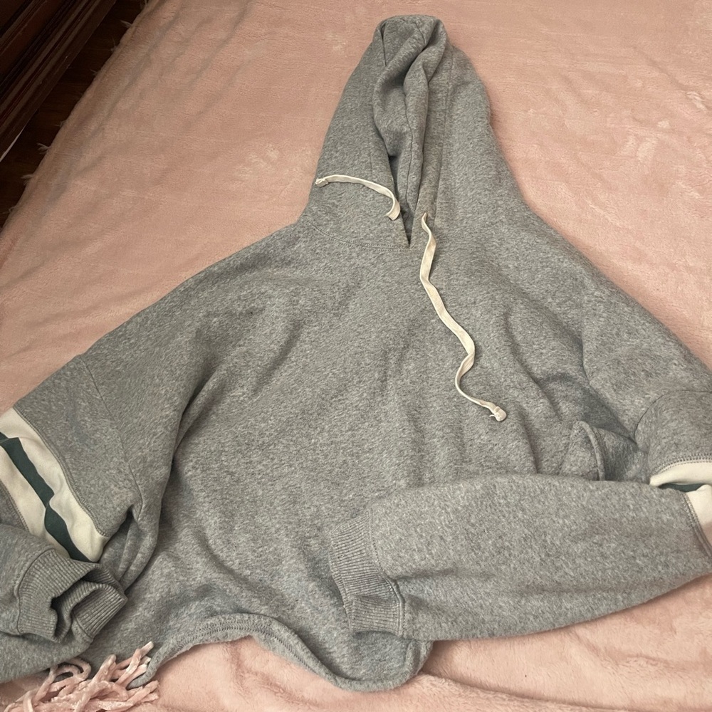 AE Crop Oversized Hoodie - Picture 3 of 6